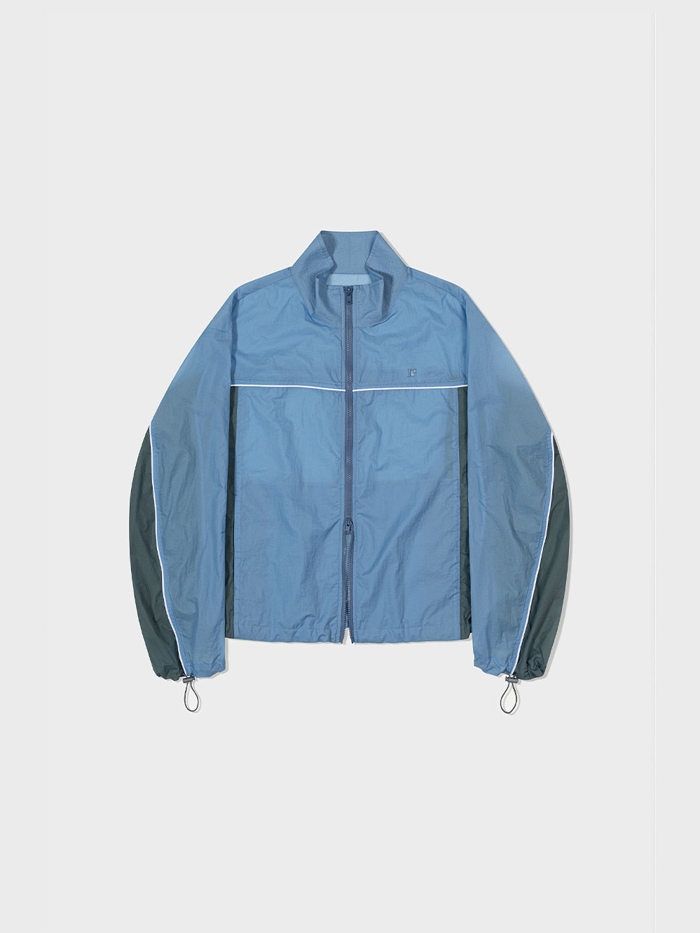Low Classic Trimming Nylon Jacket - Blue