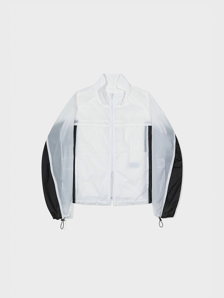 Low Classic Trimming Nylon Jacket White