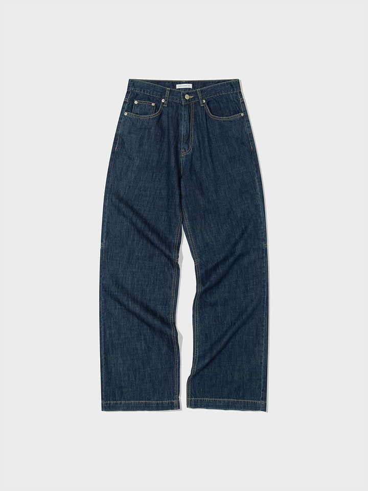 Low Classic Airy Loose-Fit Jeans Blue