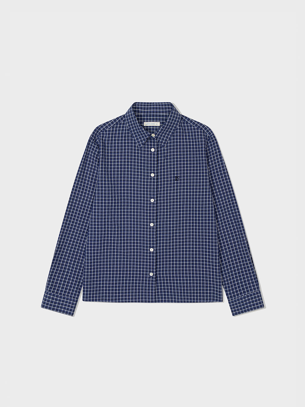 Low Classic Lc Checked Regular-Fit Shirt Blue
