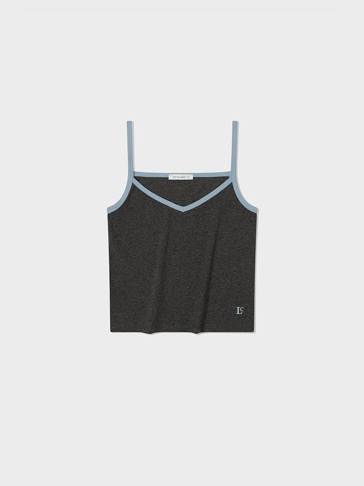 Low Classic Organic Silket Camisole Charcoal