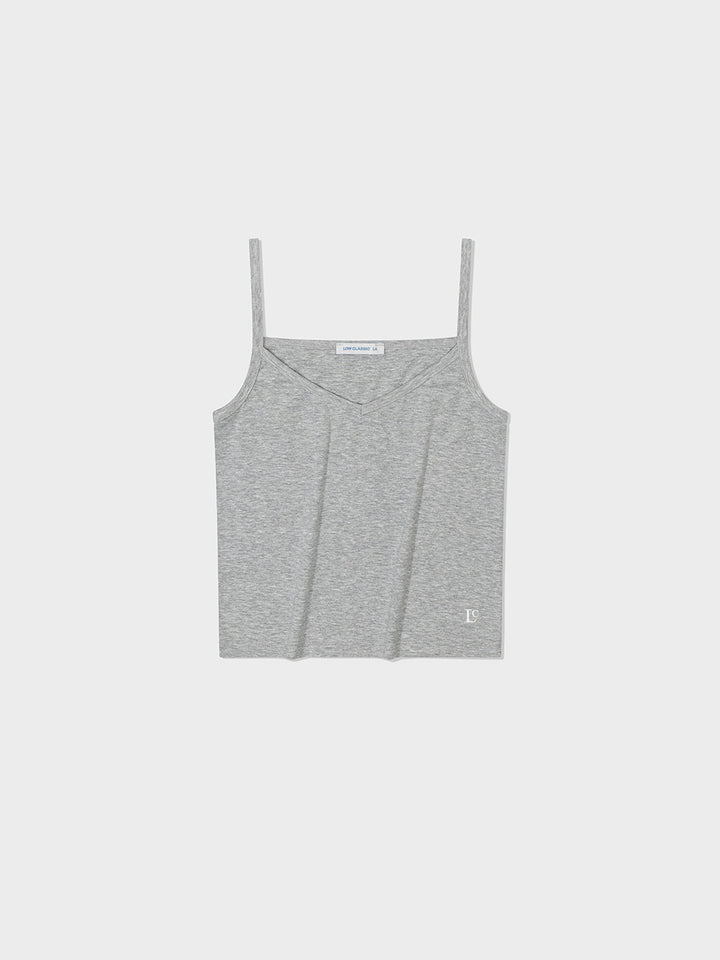 Low Classic Organic Silket Camisole Melange Grey