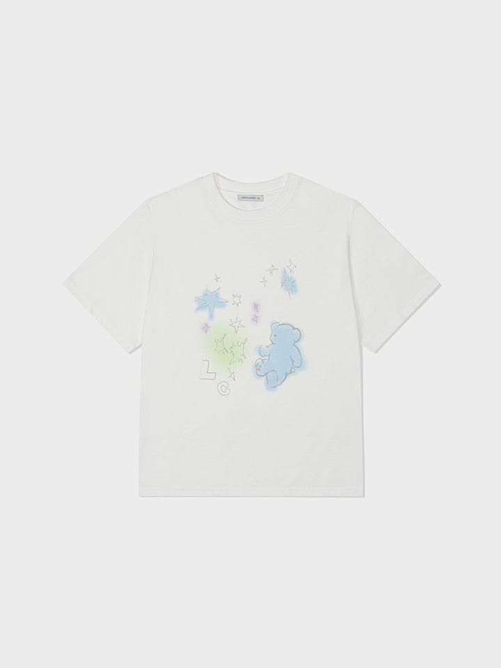 Low Classic Teddy T-Shirt Off White
