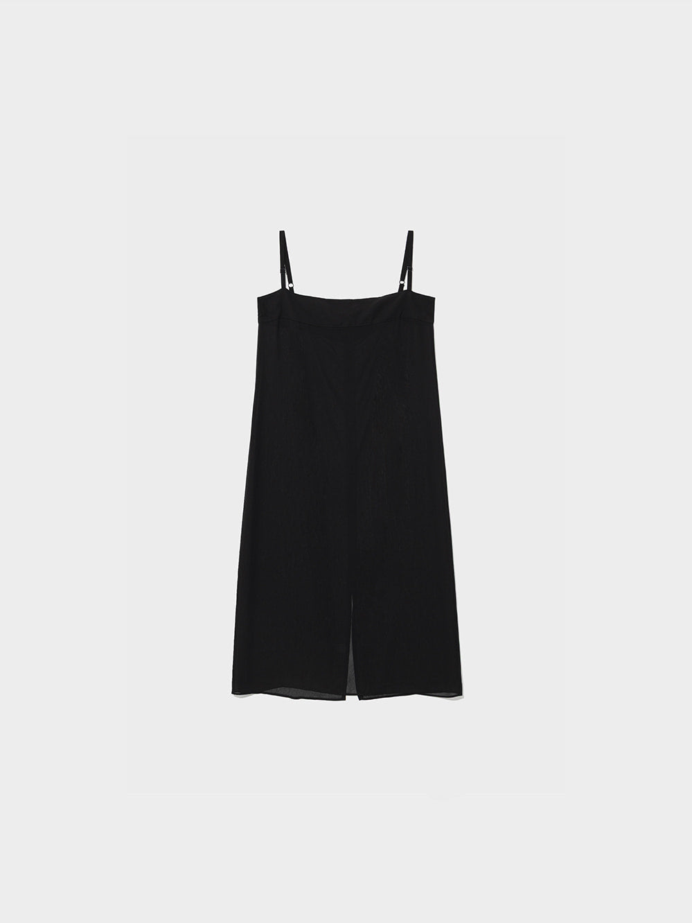 Low Classic Layered Midi Dress - Black