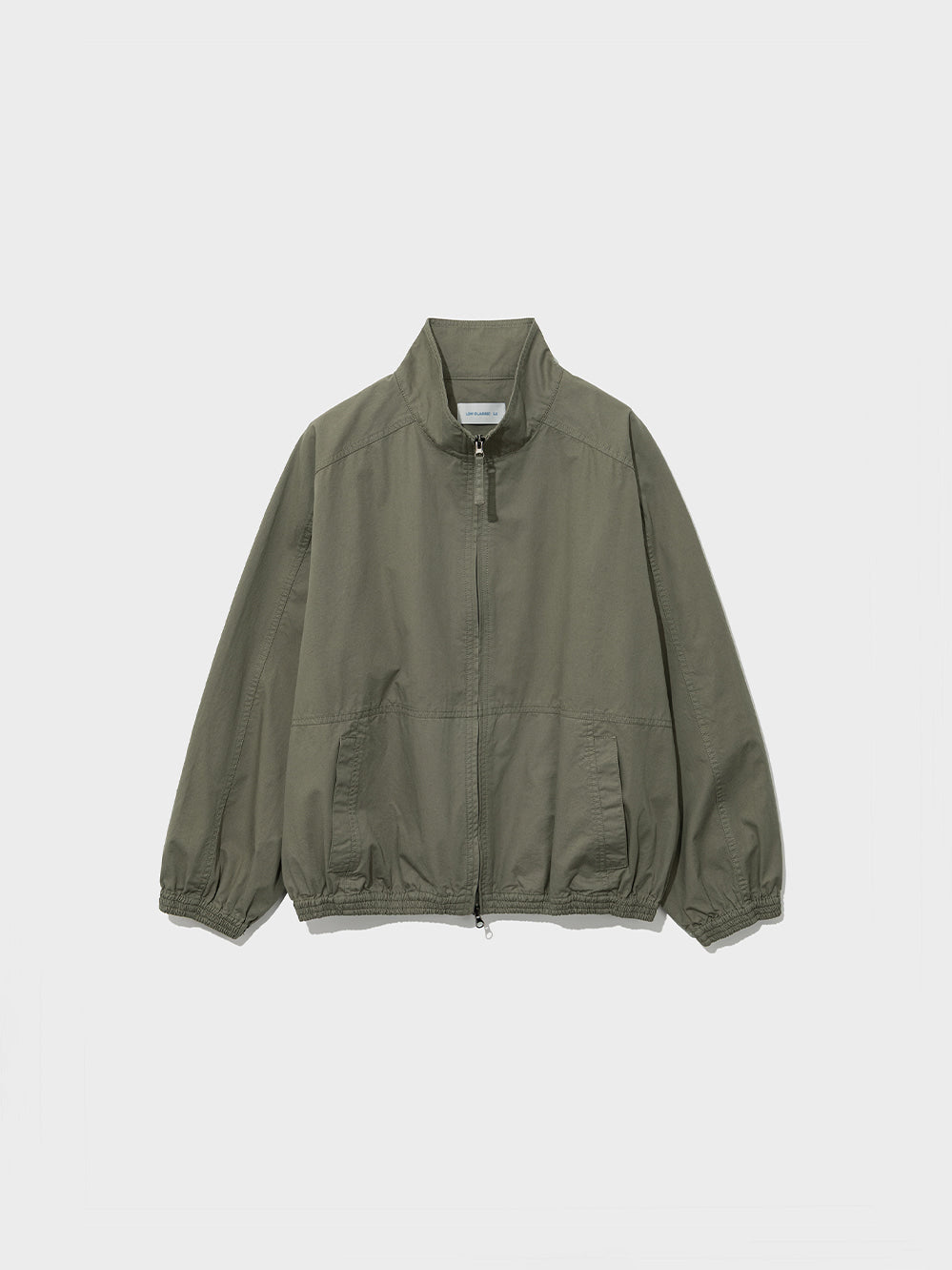 Low Classic Washed Cotton Oversized Blouson Khaki Grey