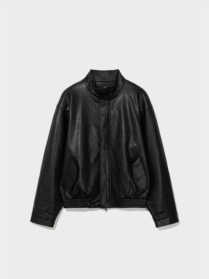 Low Classic Artificial Leather Jumper Black - Low Classic
