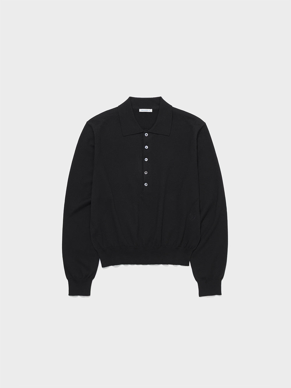 Low Classic Polo Sweater Black