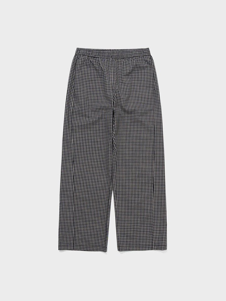Low Classic Lc Checked Loose-Fit Pants Black