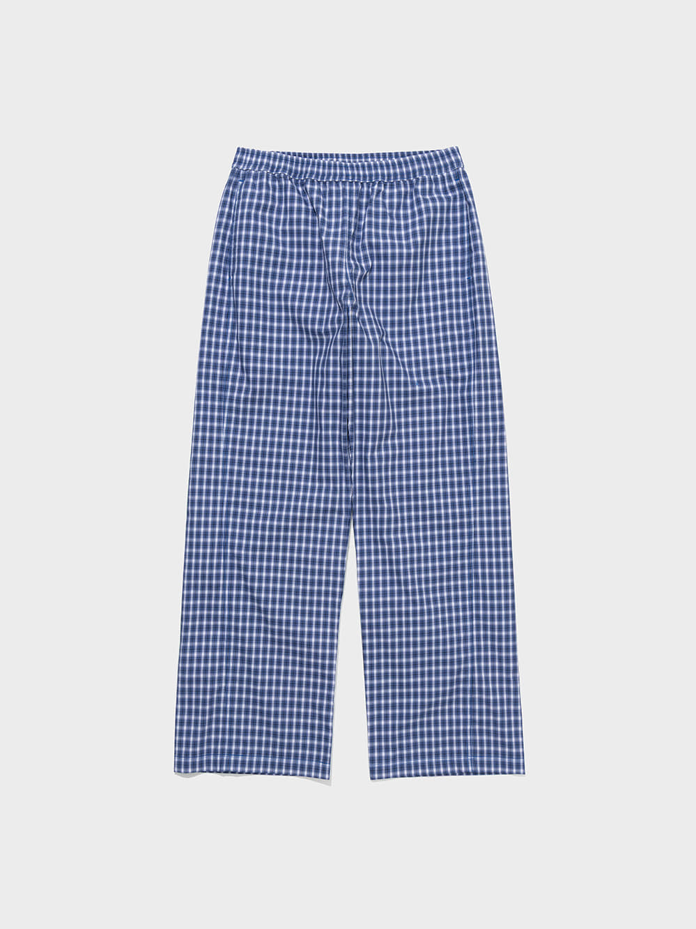 Low Classic Lc Checked Loose-Fit Pants Blue