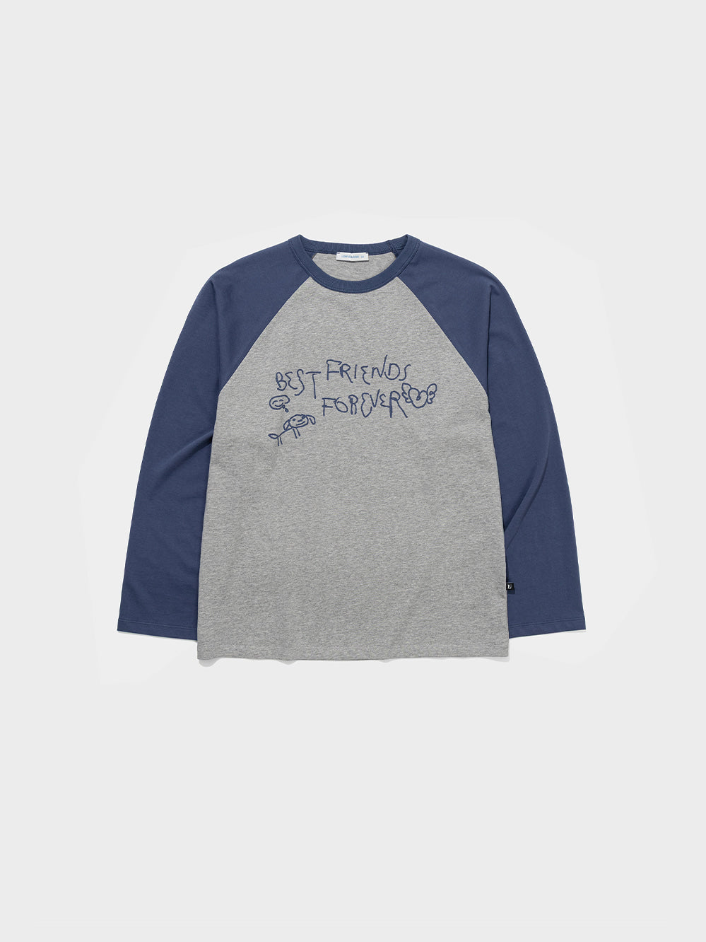 Low Classic Lc Bff Raglan Tee Melange Grey