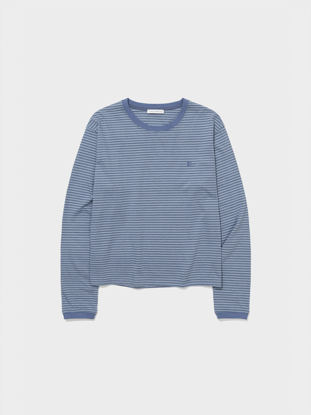 Low Classic Striped Regular-Fit Tee Blue