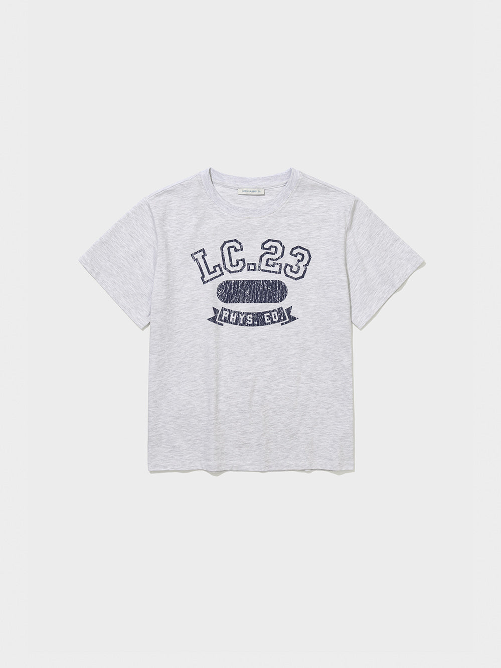 Low Classic Lc 23 Tee Light Melange Grey