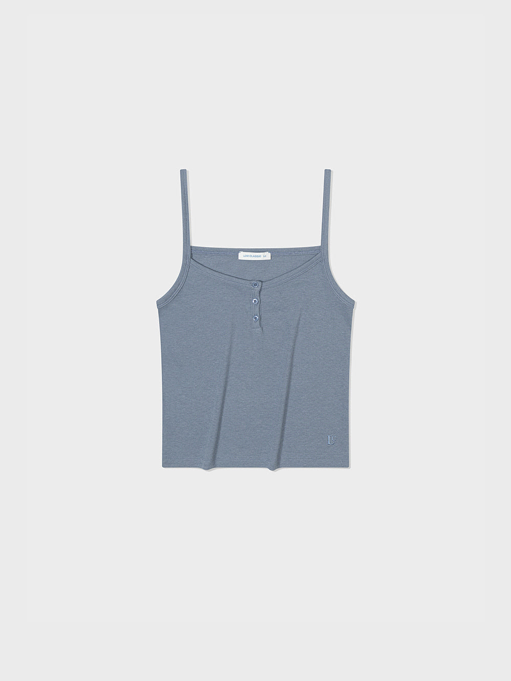 Low Classic Henley Neck Camisole Blue