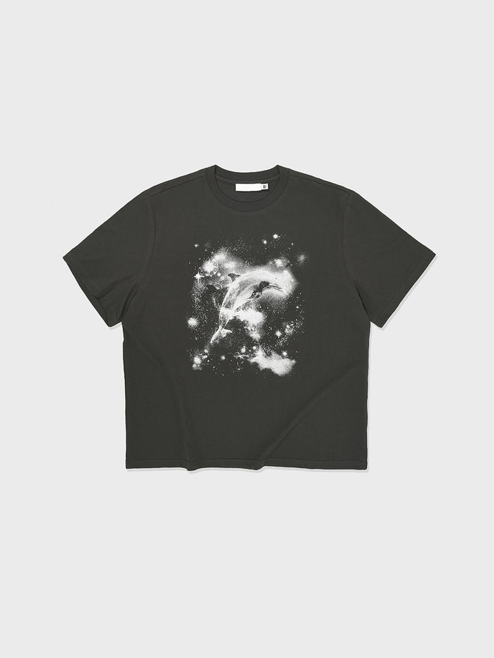 Low Classic Dolphin T-Shirt Charcoal