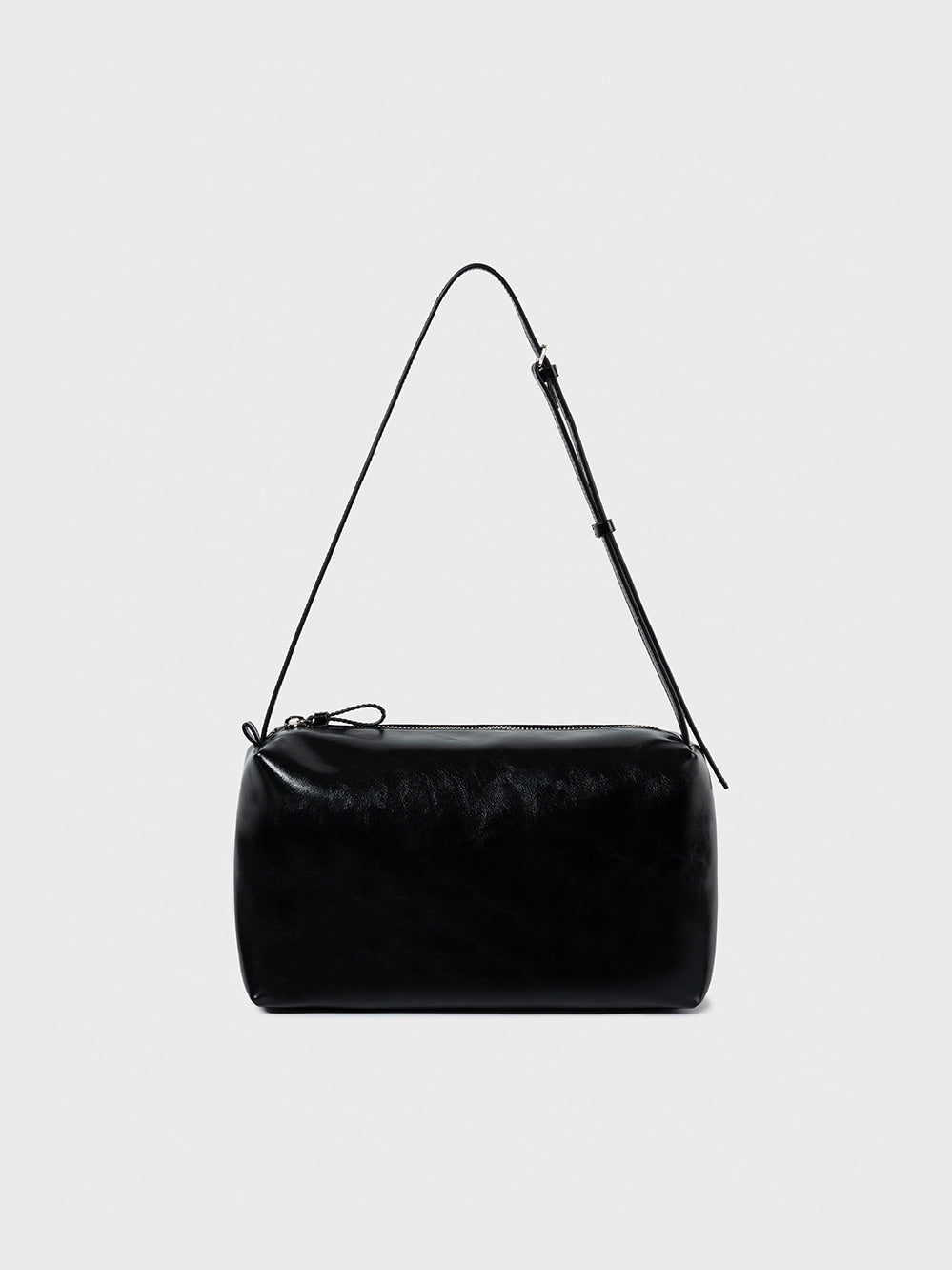 Low Classic Leather Caramel Box Bag Black