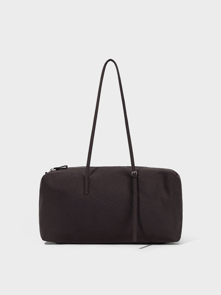 Low Classic Caramel Box Shoulder Bag Chocolate Plum