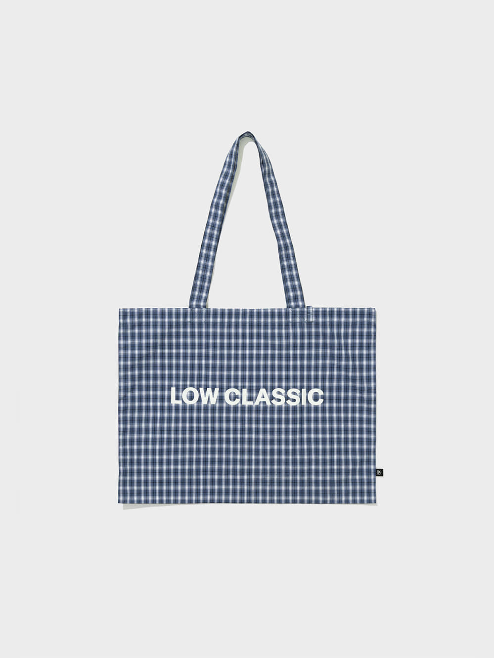 Low Classic Lc Checked Logo Midi Bag Blue