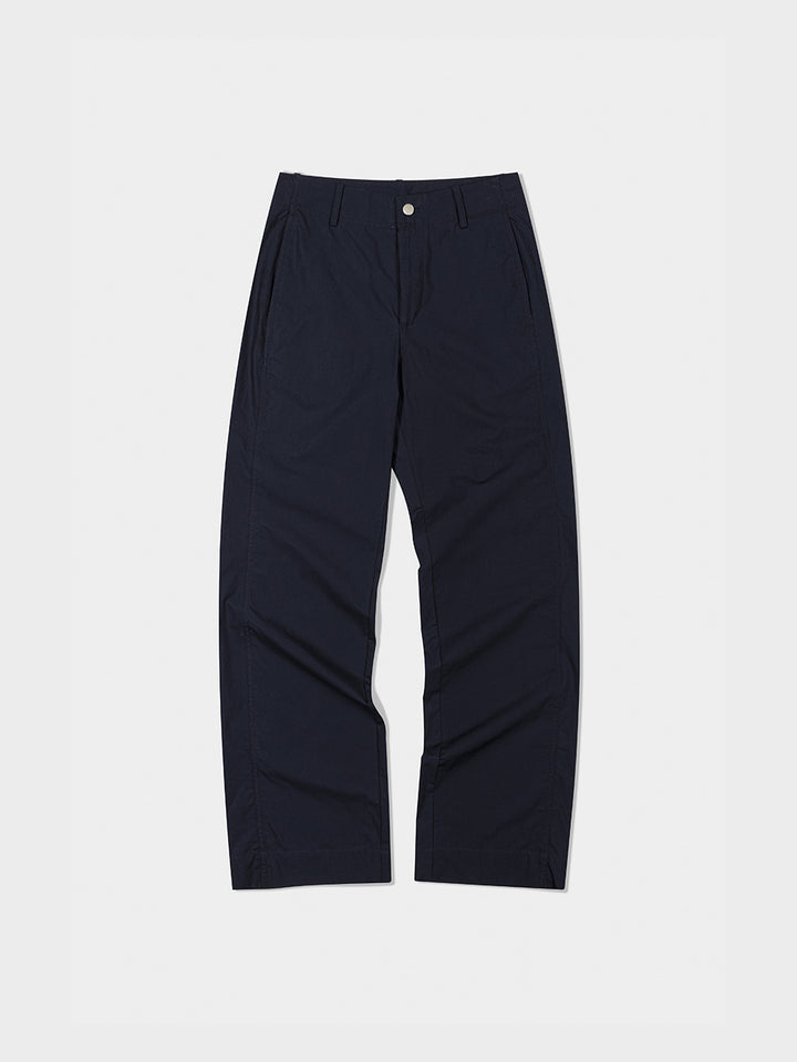 Low Classic Paper Straight-Fit Pants Navy