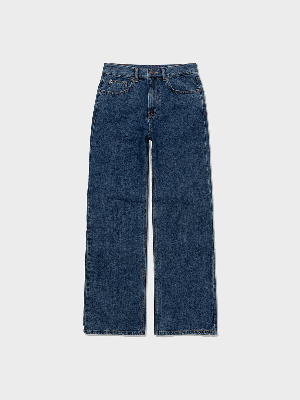 Low Classic Pocket Wide-Leg Jeans Indigo Blue