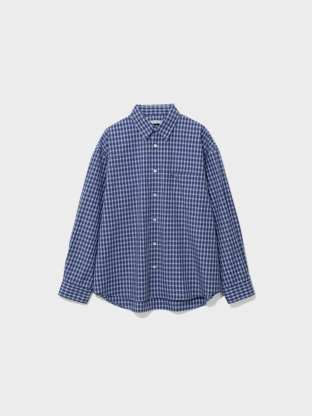 Low Classic Oversized Lc Checked Shirt Blue
