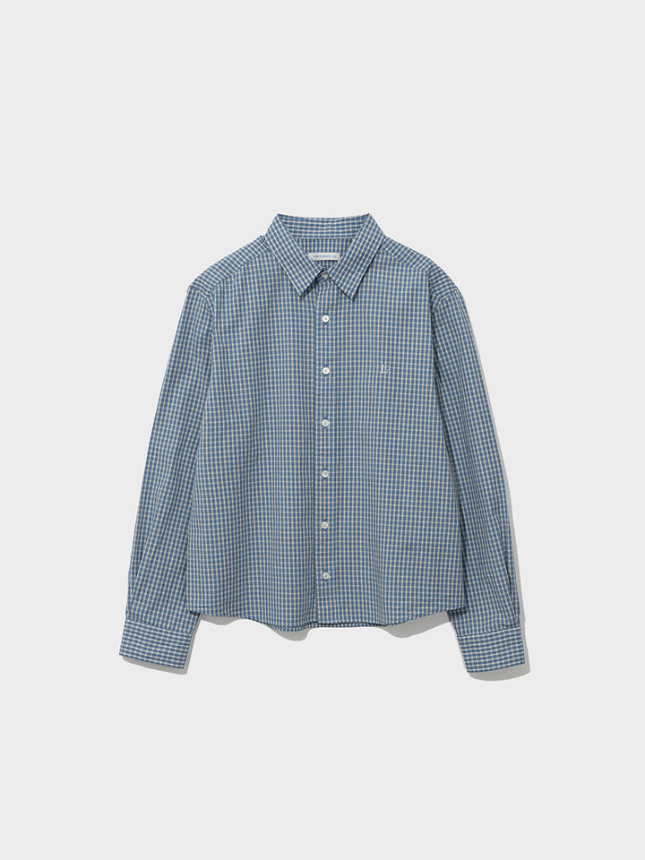 Low Classic Regular-Fit Lc Checked Shirt Lake Blue