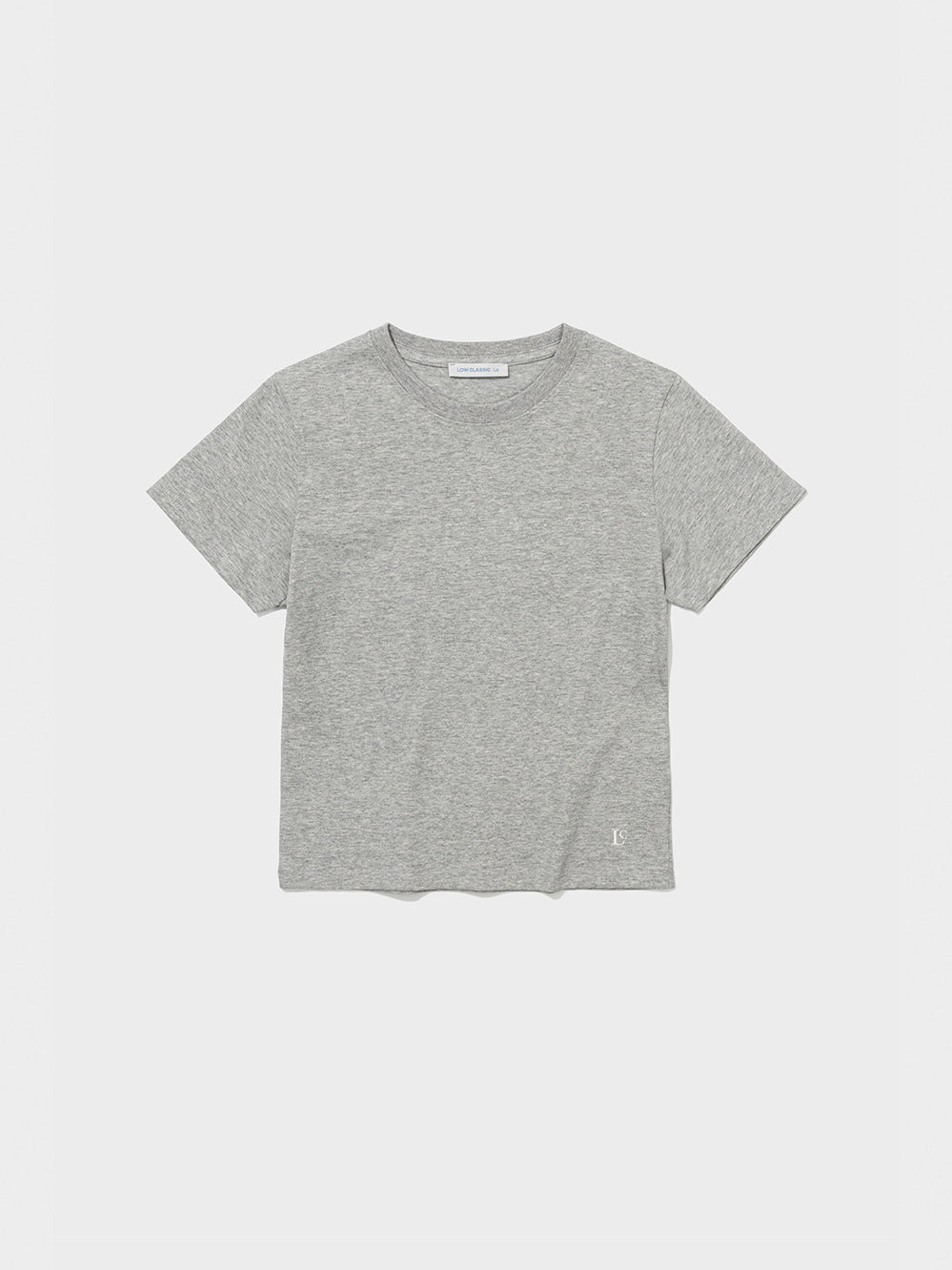 Low Classic Lc Baby Tee Melange Grey