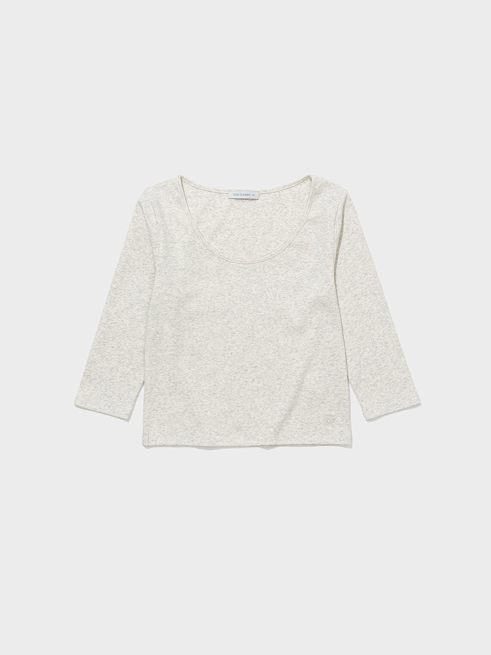 Low Classic Lc Silket 3/4 Baby Tee Oatmeal