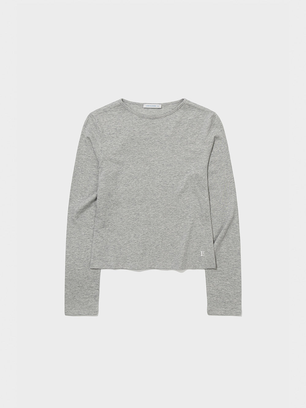 Low Classic Lc Long-Sleeve Tee Melange Grey