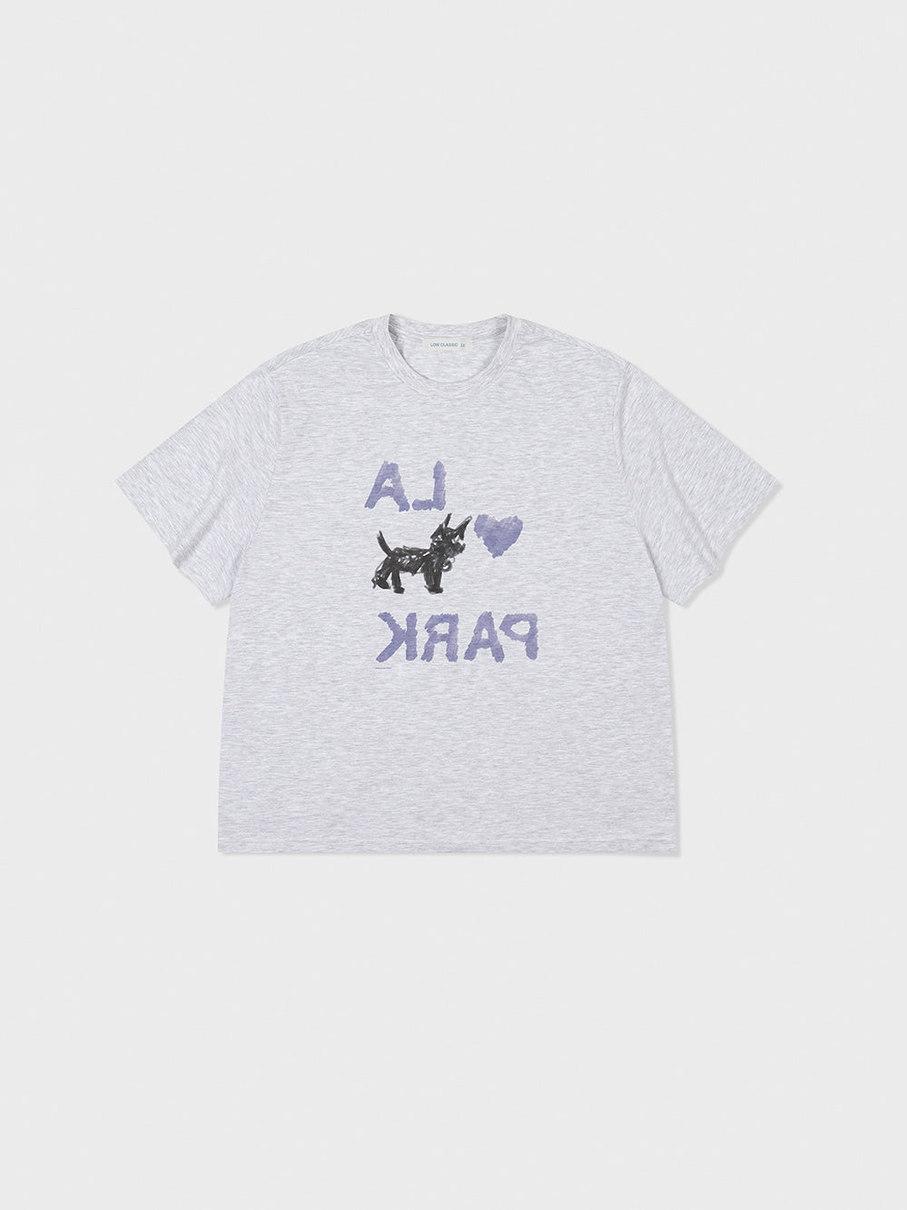 Low Classic Love Park T-Shirt Light Melange Grey