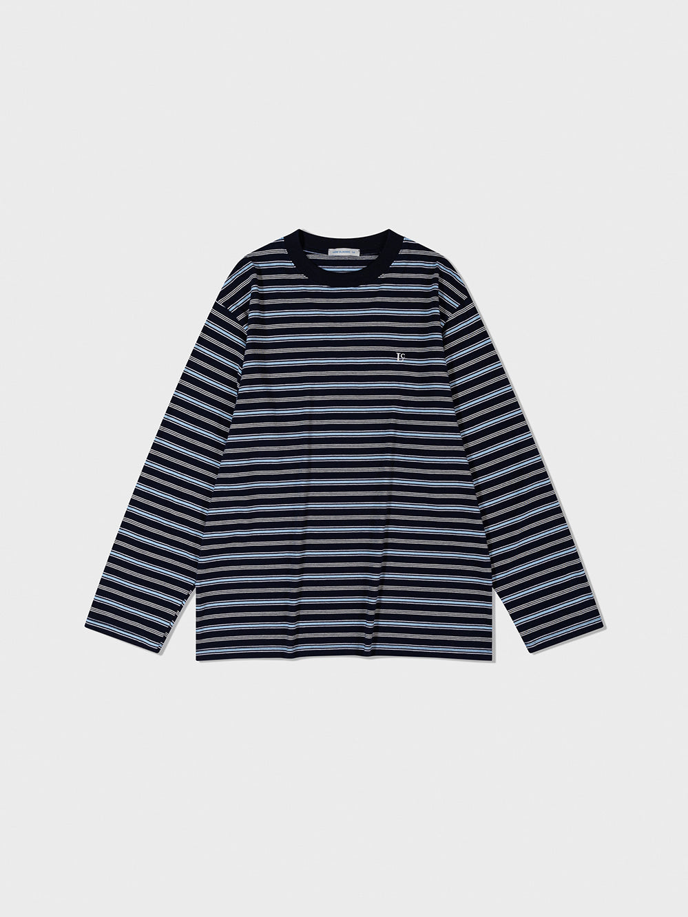 Low Classic Long Sleeve Striped T-Shirt Navy
