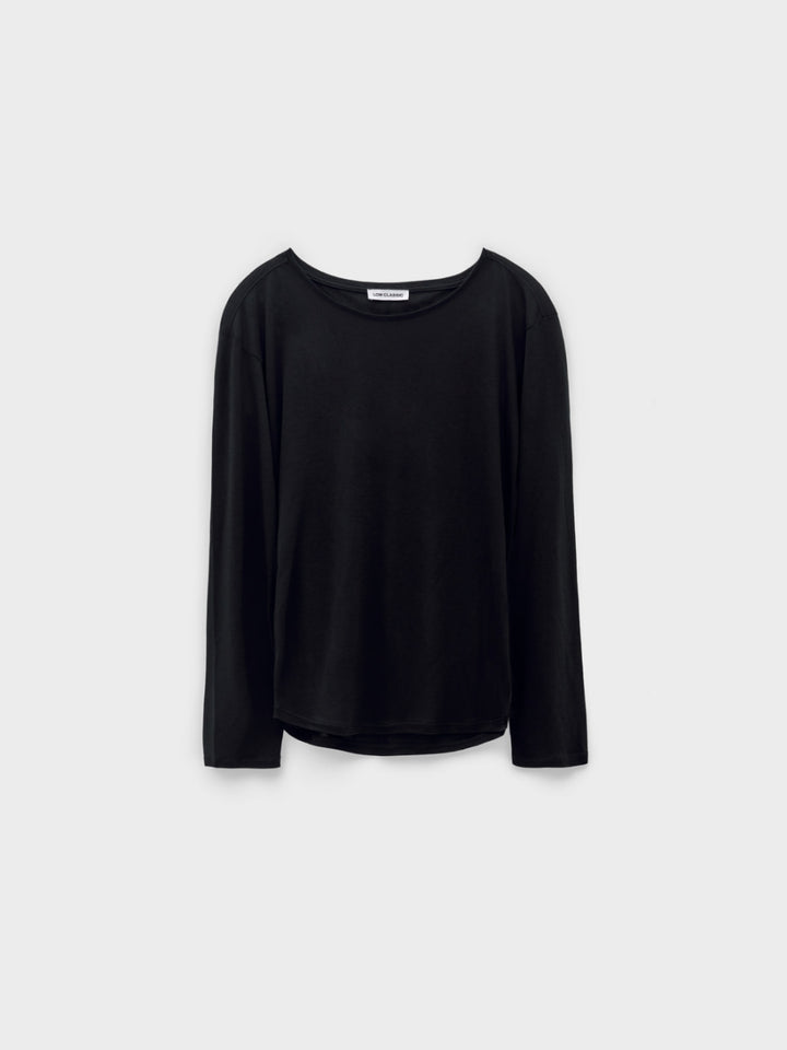 Low Classic Sheer Long Sleeve T-Shirt Black