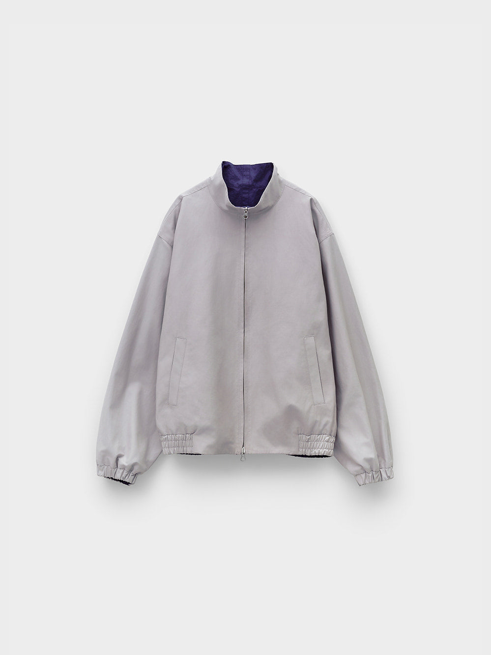 Low Classic Reversible Zip-Up Jumper Grey