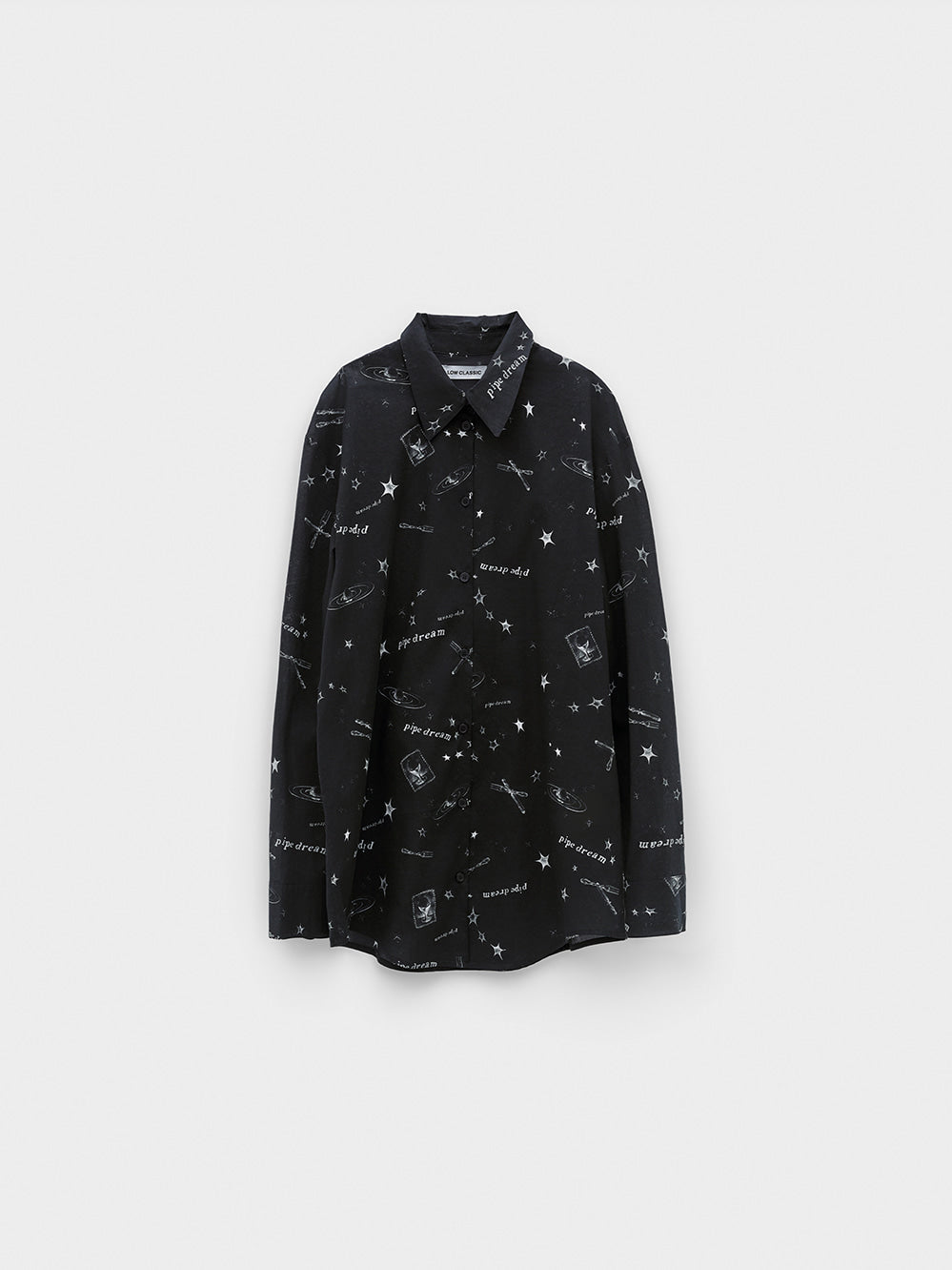 Low Classic Pipe Dream Print Shirt Black