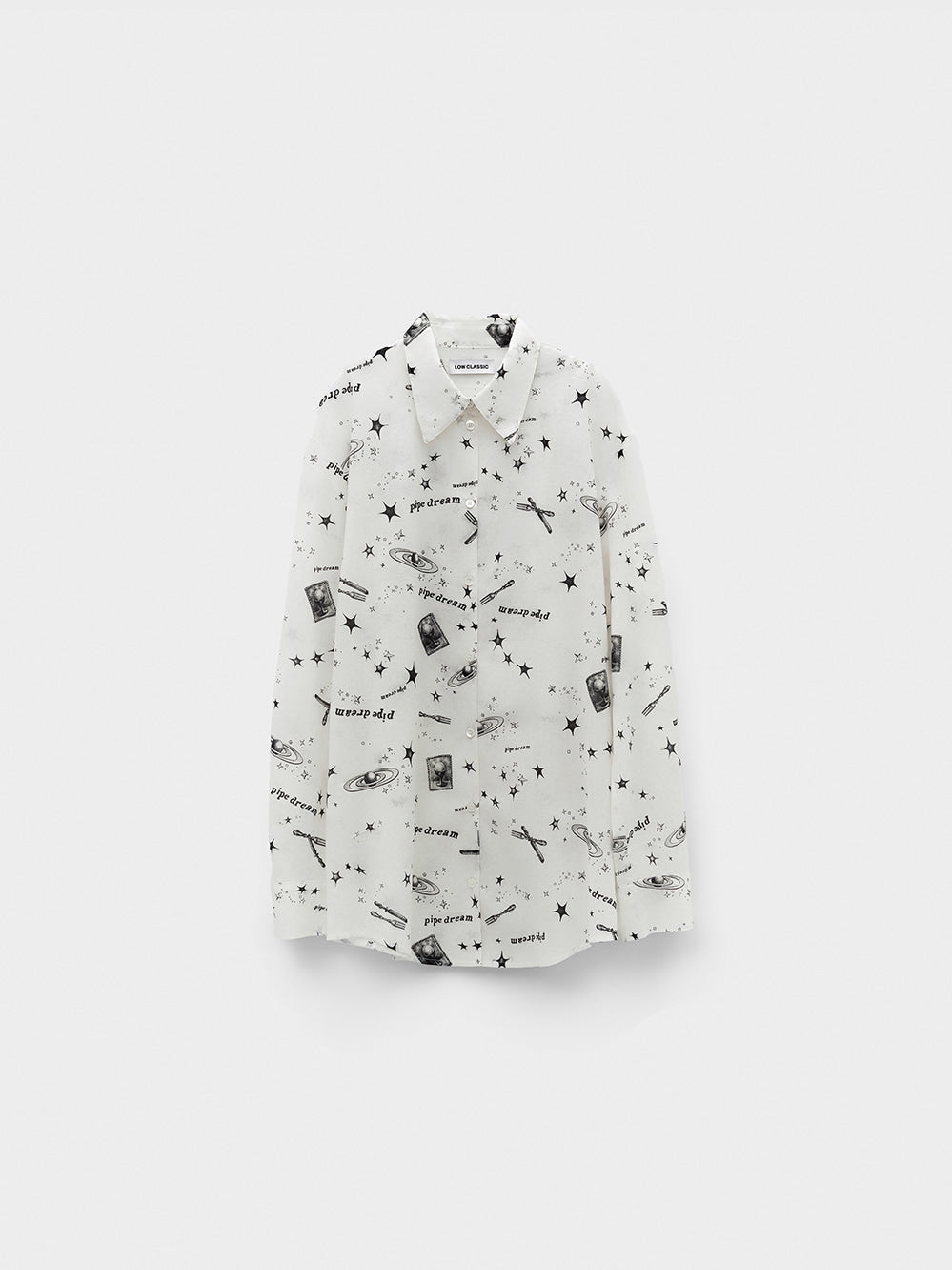 Low Classic Pipe Dream Print Shirt Ivory