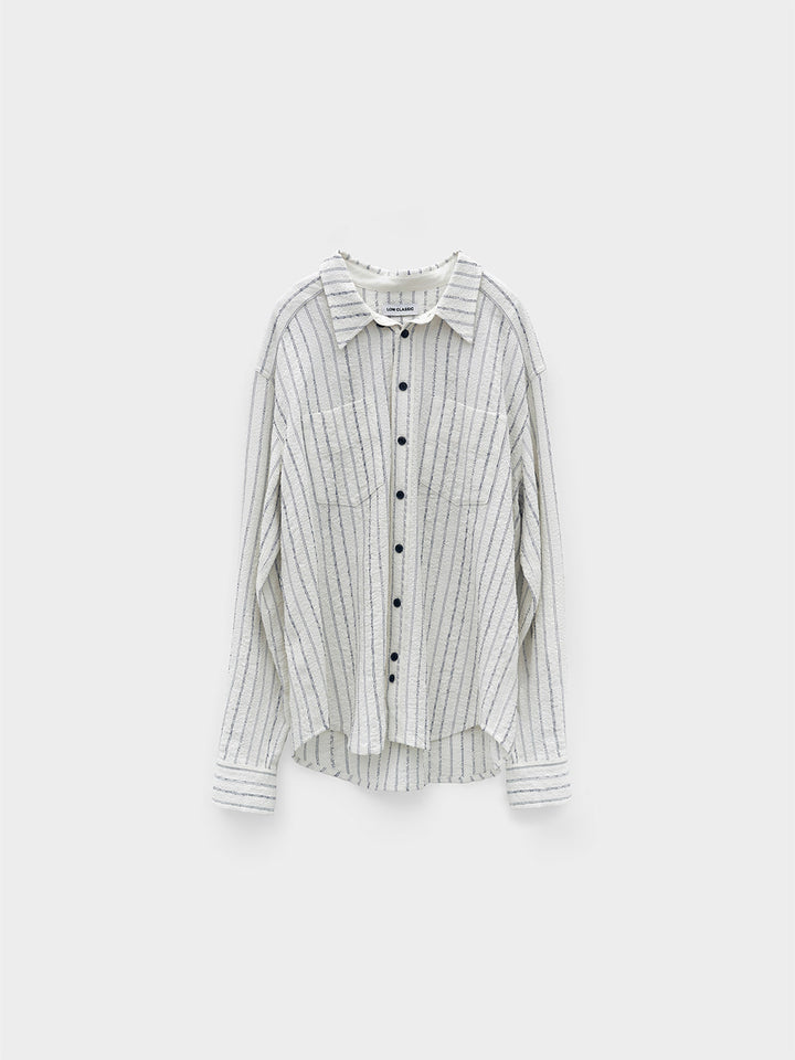 Low Classic Stripe Double Pocket Shirt Stripe