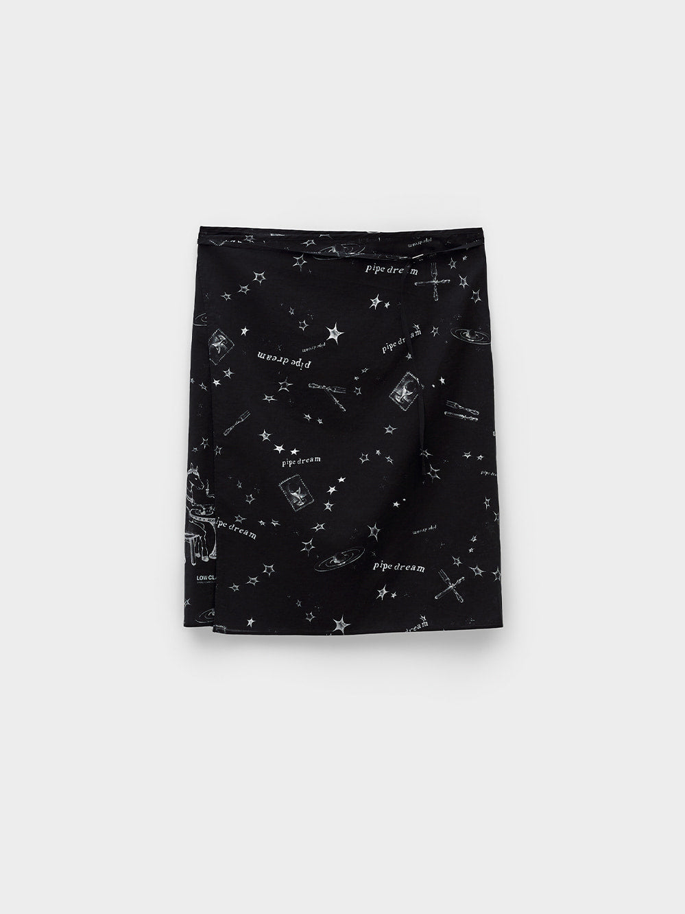 Low Classic Pipe Dream Wrap Skirt Black