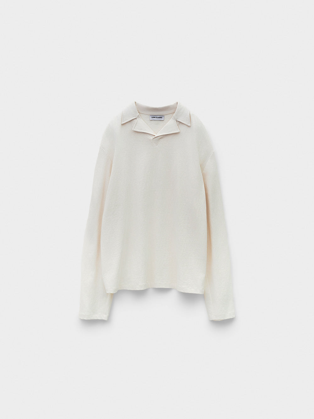 Low Classic Washed Jersey Long Sleeve T-Shirt Oatmeal