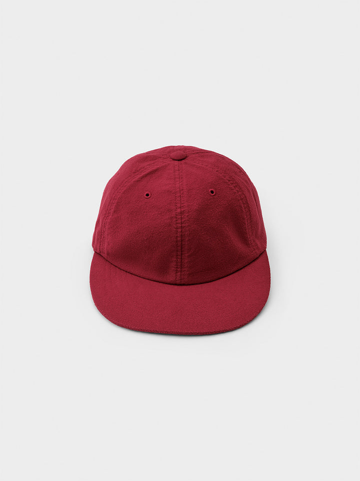 Low Classic Moleskin Cap Red
