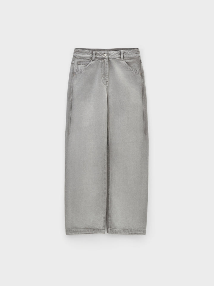 Low Classic New Straight Fit Denim Light Grey
