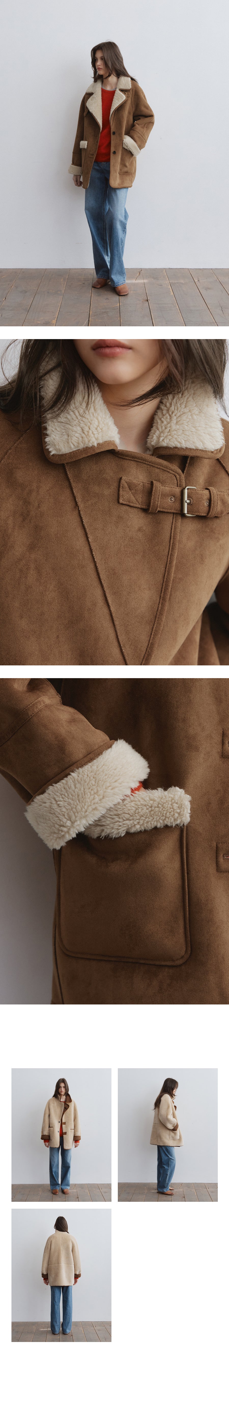 Tillidie Strap collar reversible mustang Camel