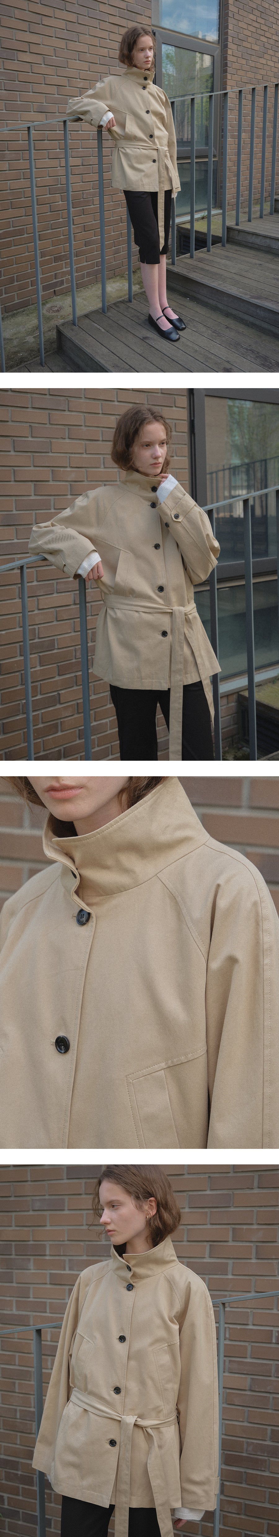 Tillidie Classic belted trench coat Beige