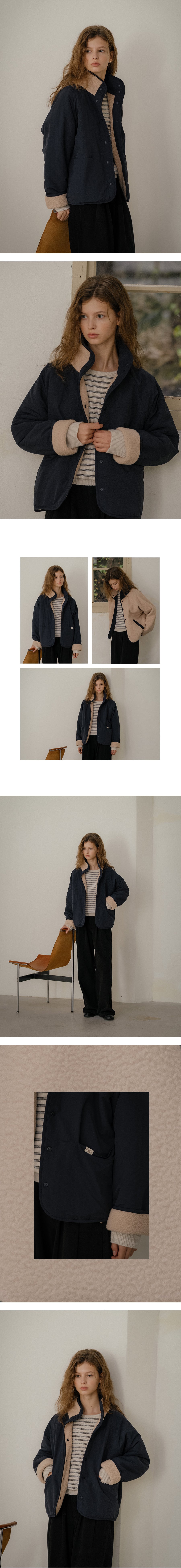 Tillidie Reversible nylon dumble jumper