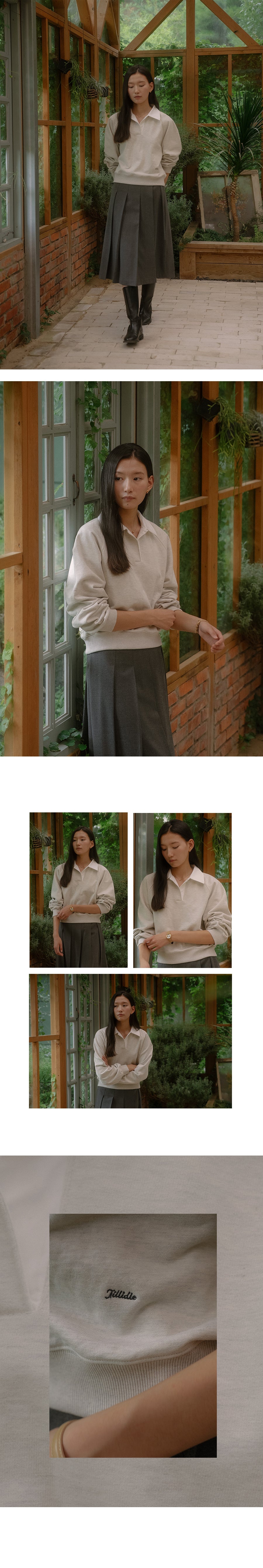 Tillidie Collar point logo Mtm Oatmeal
