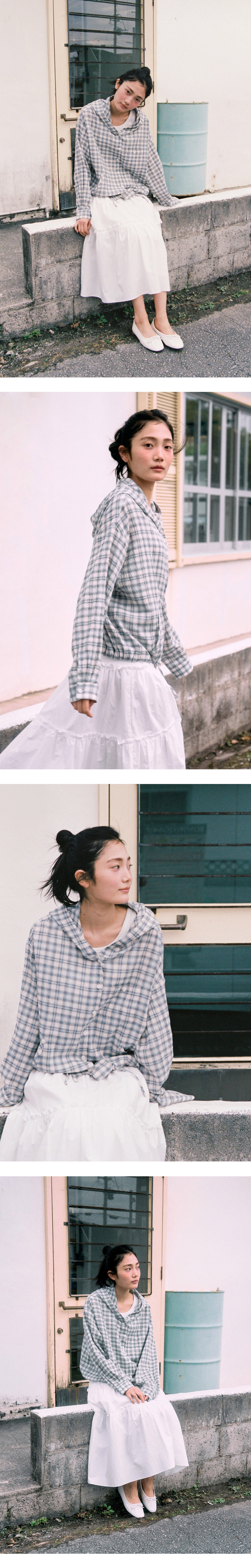 Mango Maniplease Naiko Shirring Skirt Ivory