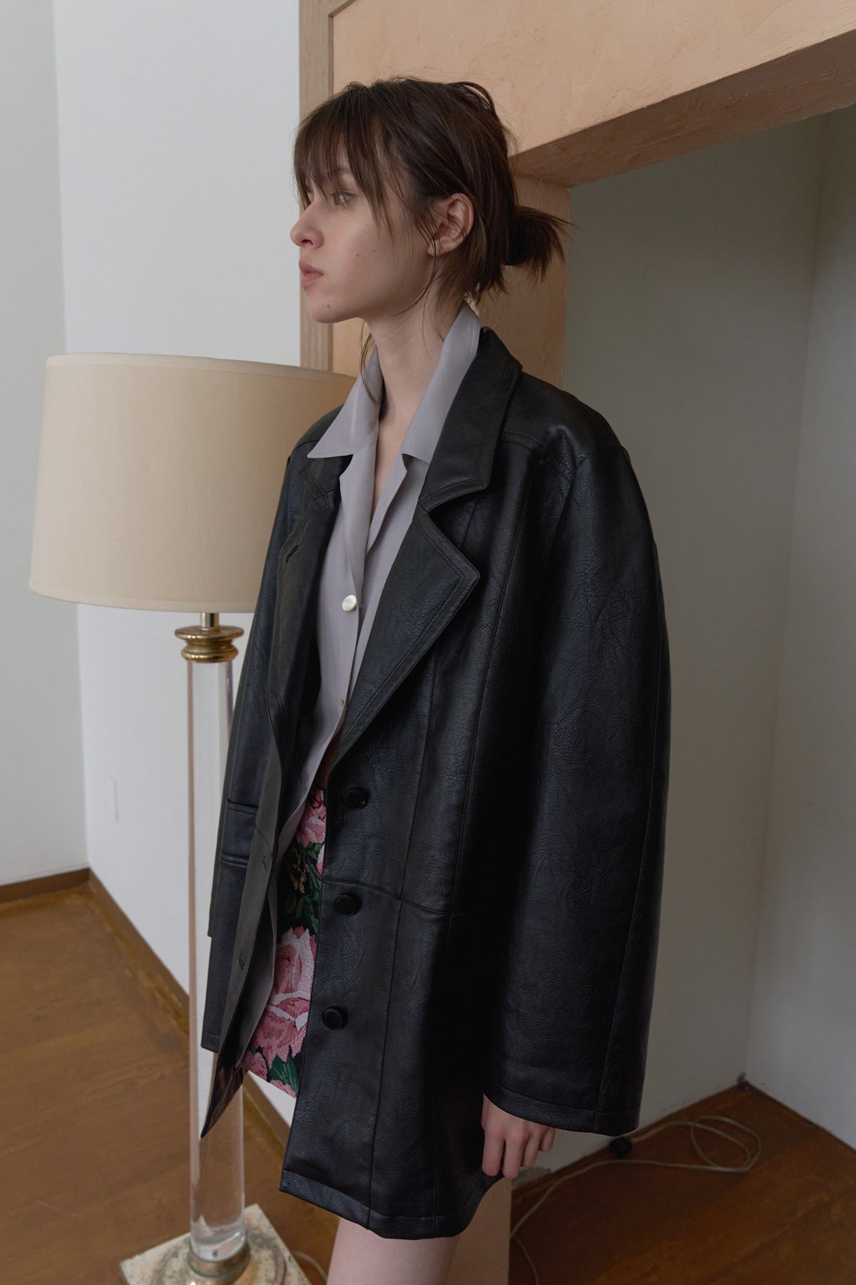 Overdueflair Signature Classic Tailored Leather Jacket Black
