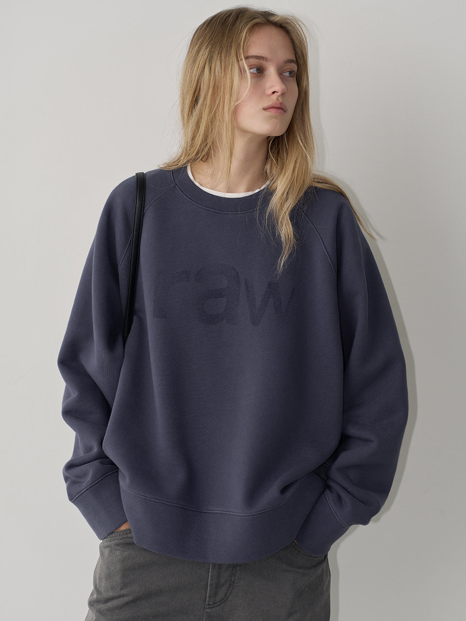 Facade Pattern Raw Vintage Sweatshirt