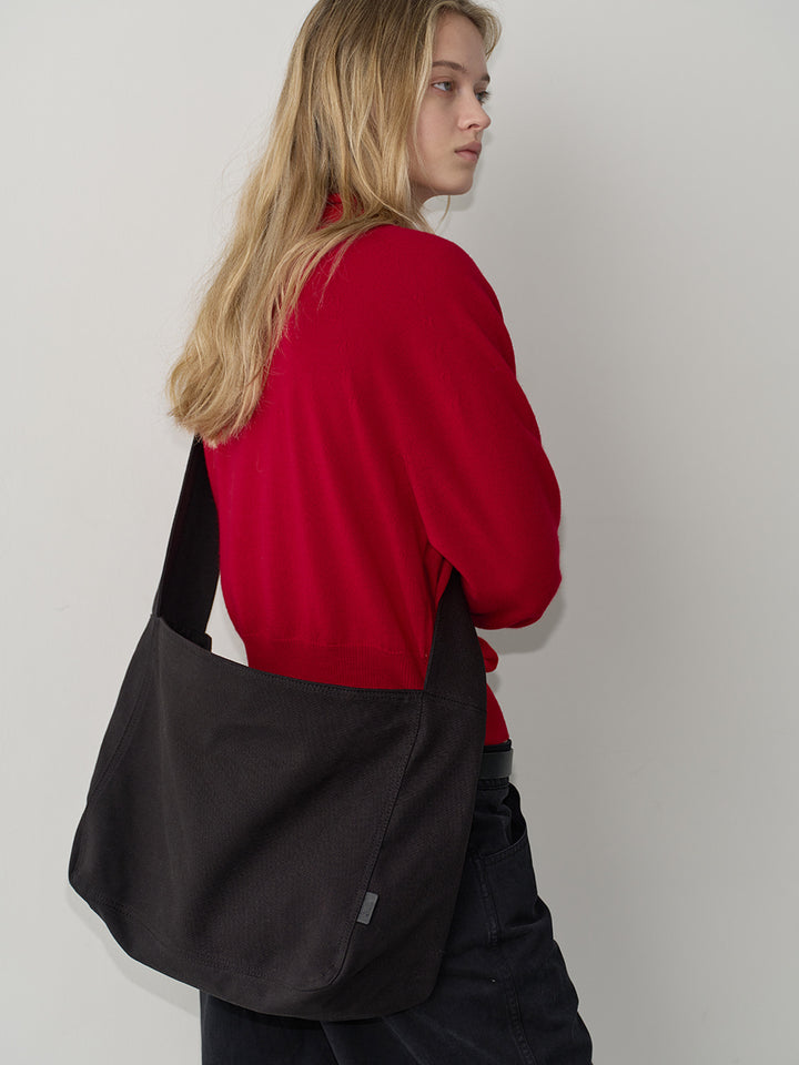 Facade Pattern Square Canvas Bag