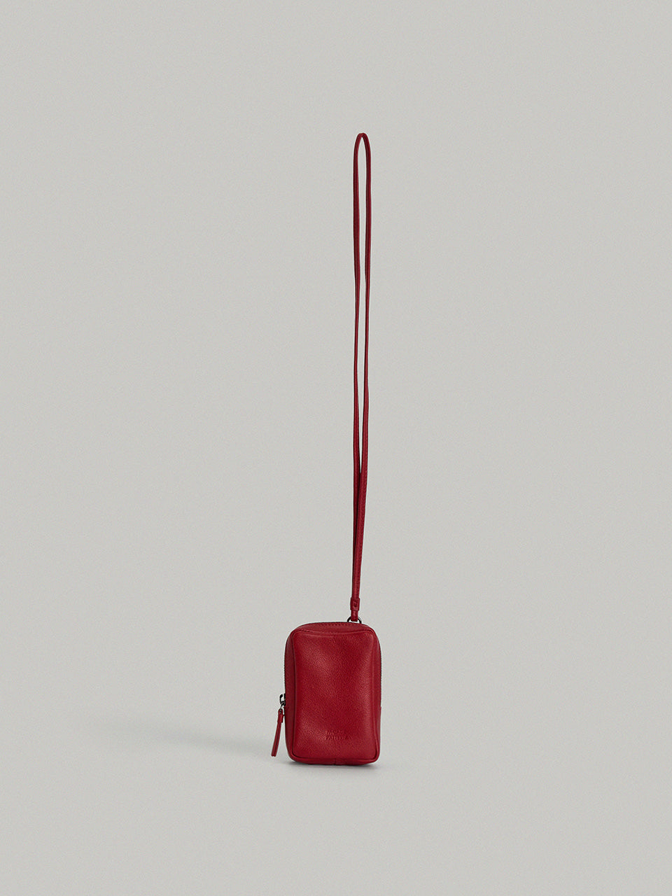Facade Pattern Strap Mini Bag red