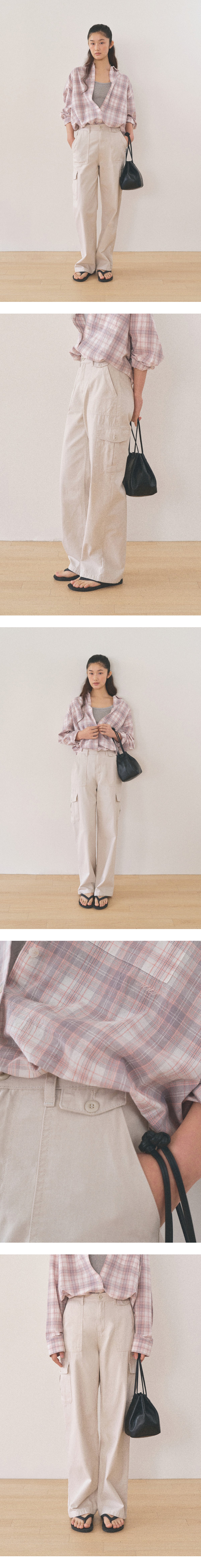 Mango Maniplease Tetta Washed Pants Mist
