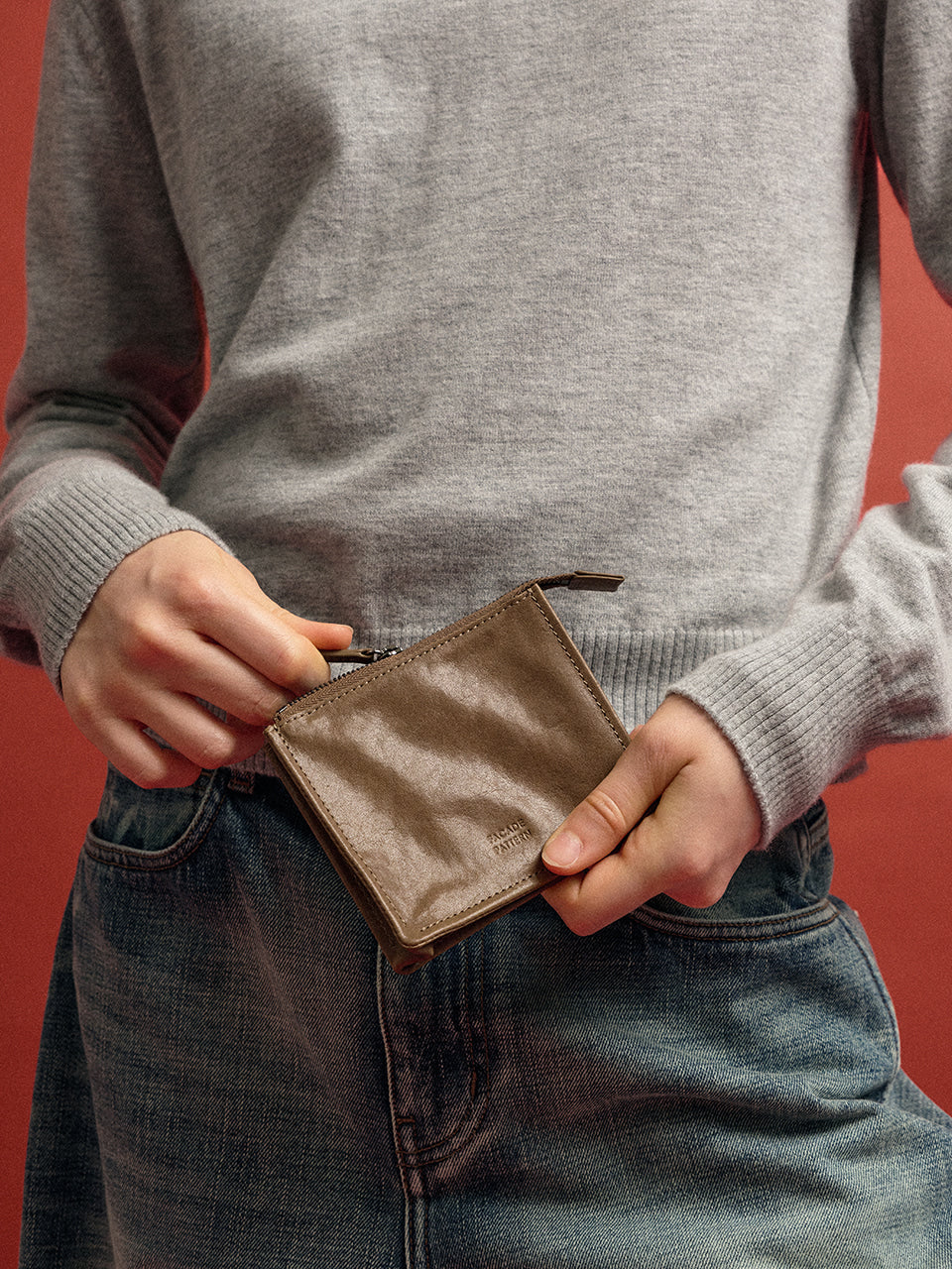 Facade Pattern Willow Half Wallet